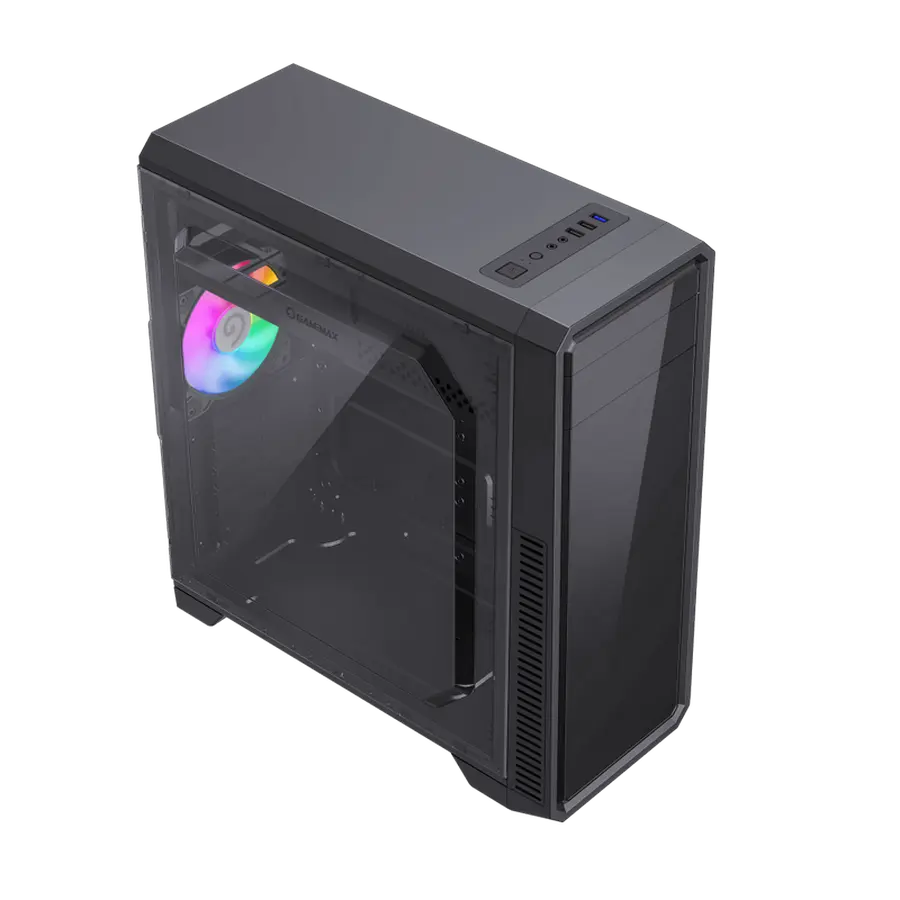 Компьютерный корпус Gamemax G561E-BK Midi-Tower Черный
