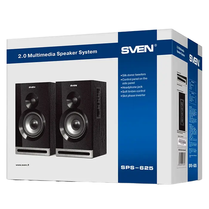 Компьютерные колонки SVEN SPS-625 Черный