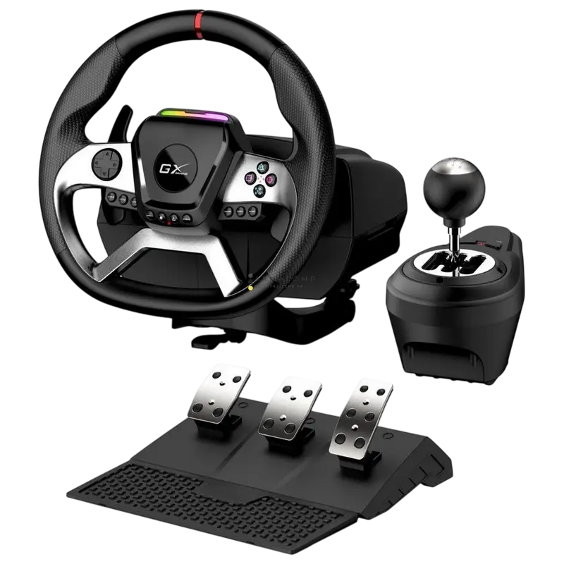 Игровой руль Genius SpeedMaster X5 FF Чёрный