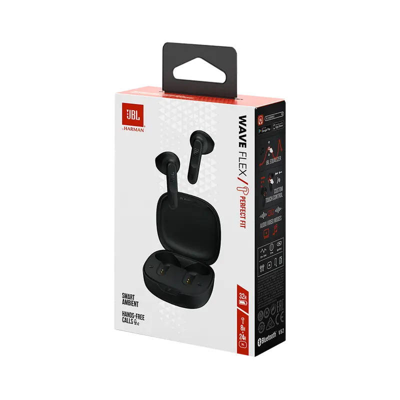 Наушники JBL. Wave Flex Чёрный