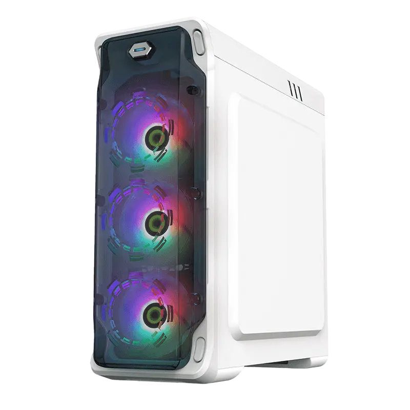 Компьютерный корпус Gamemax STARLIGHT FRGB Midi-Tower Белый