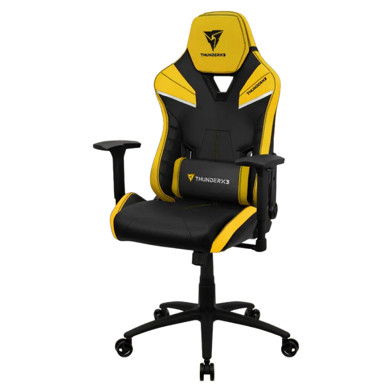 Игровое кресло ThunderX3 TC5 Искусственная кожа Чёрный/Жёлтый