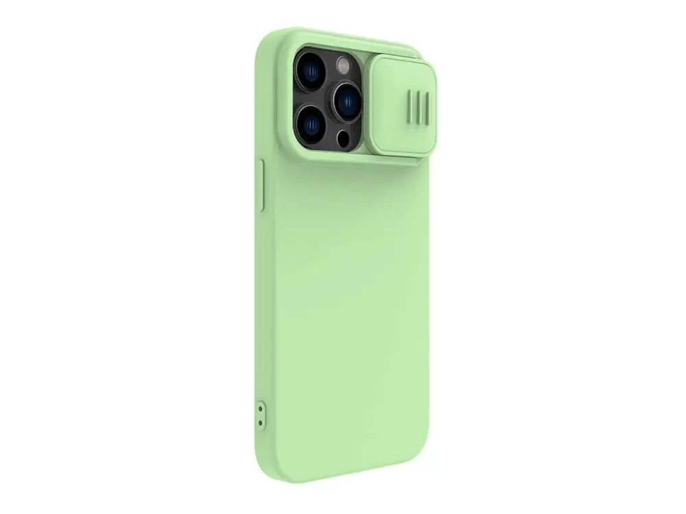 Husă Nillkin Apple iPhone 14 Pro CamShield Silky Silicone Camshield Verde