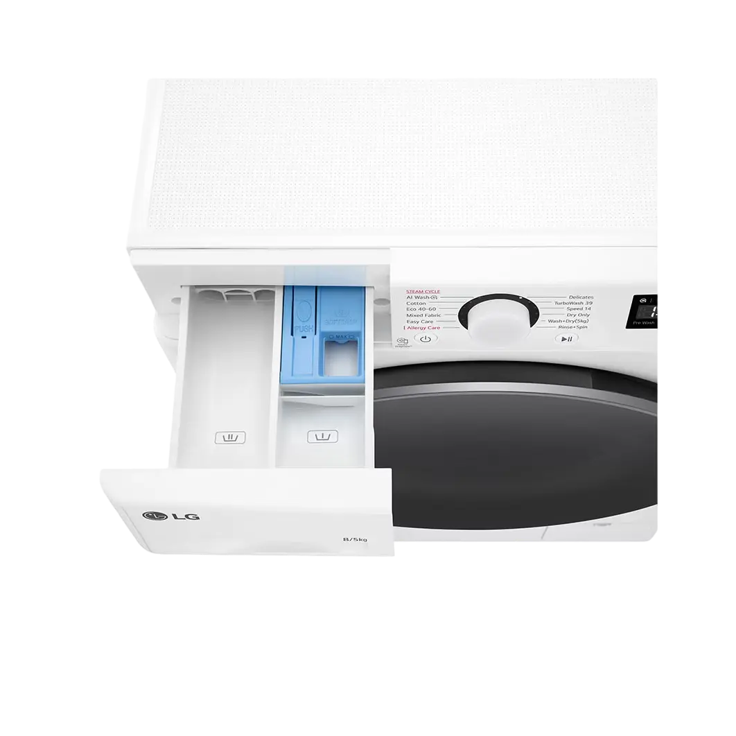 Стирально-сушильная машина LG F2DR509S1W Белый