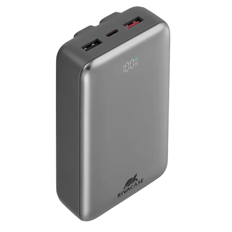 Портативное зарядное устройство Rivacase VA2612 Серебристый