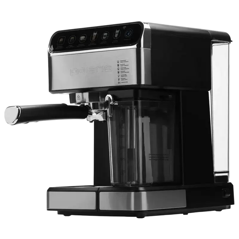 Кофеварка рожковая Polaris PCM 1540 Нержавеющая сталь