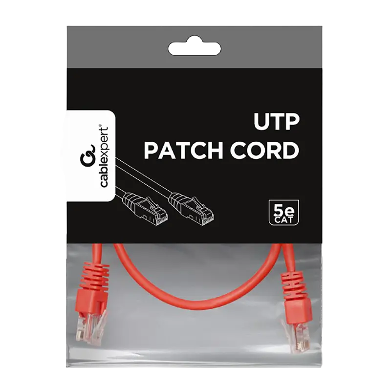 Патч-корд Cablexpert PP12-0.5M/R Красный