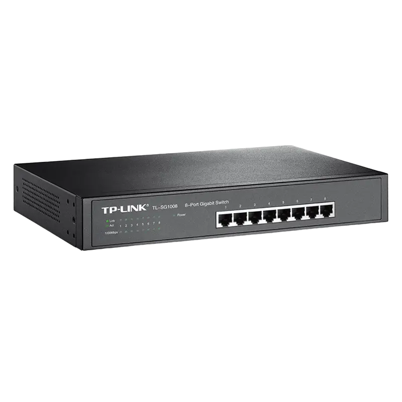 Сетевой коммутатор TP-LINK TL-SG1008 Черный