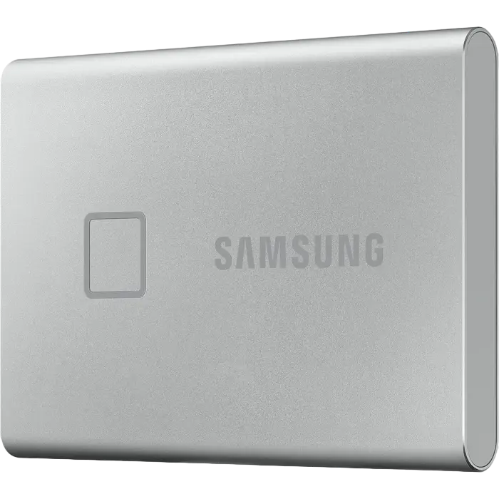 Внешний портативный SSD накопитель Samsung T7 Touch 500 ГБ Серебристый