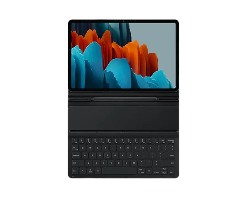Чехол для планшета Samsung Galaxy Tab S7 Book Cover Keyboard Slim 11" Чёрный