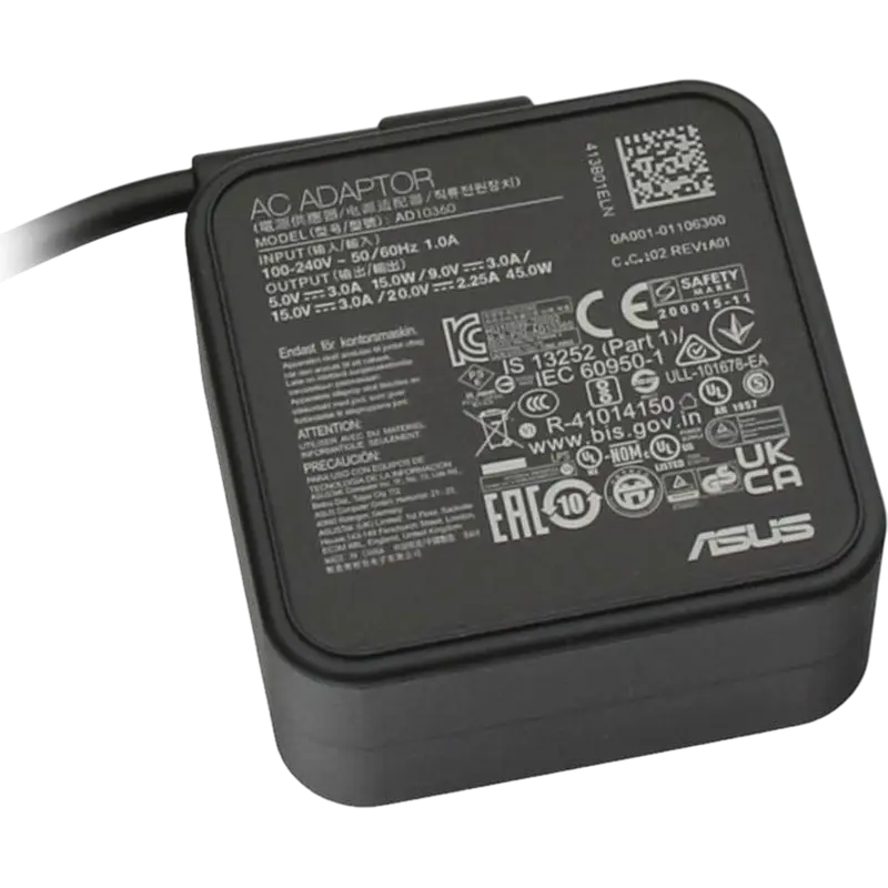 Универсальный адаптер питания ASUS ADP-45XE D Черный