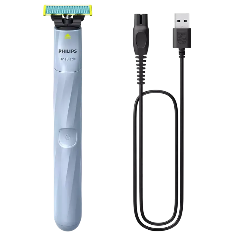 Мужской Триммер Philips OneBlade Голубой