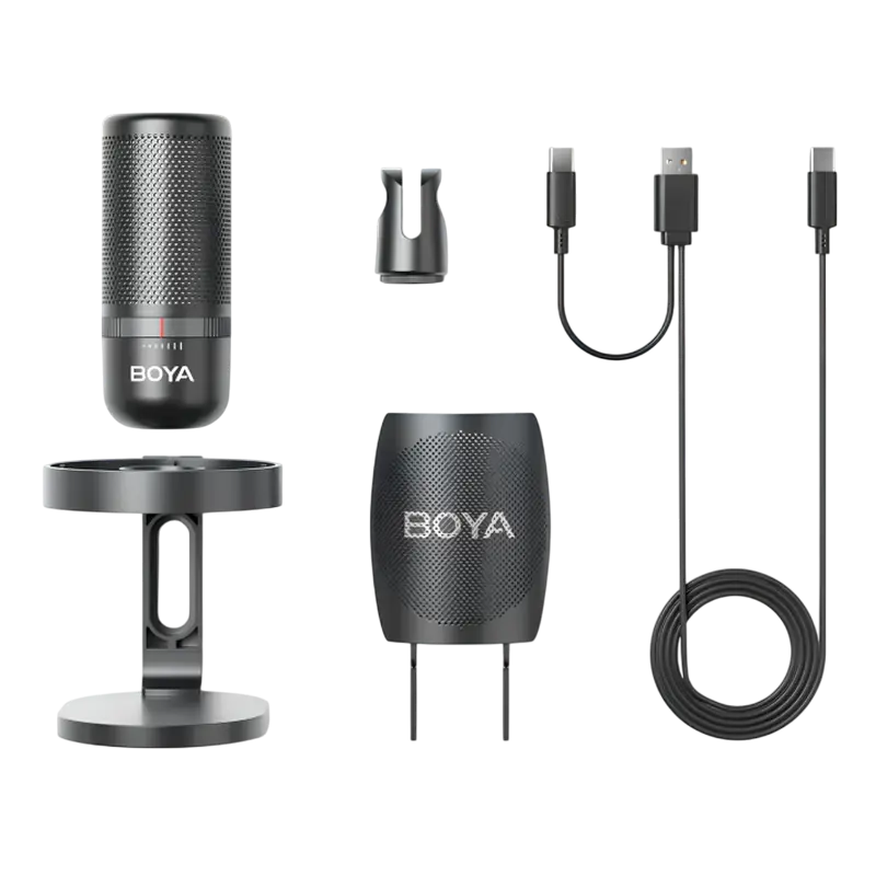 Игровой Микрофон Boya K3 Проводной аналоговый Черный