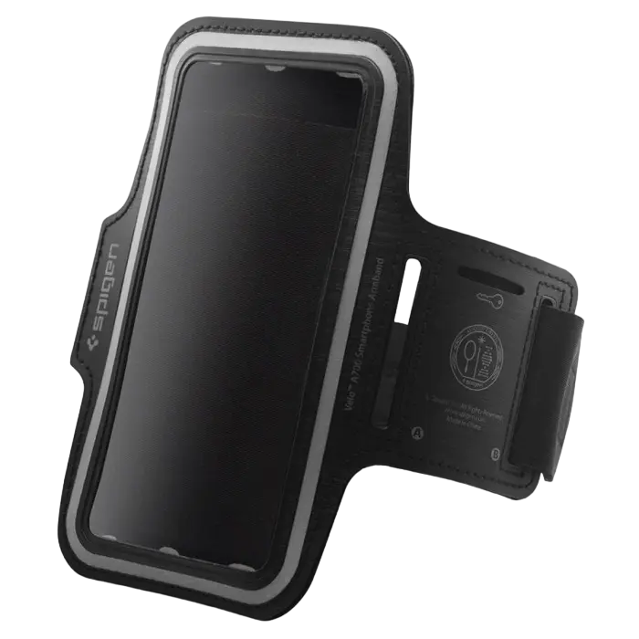 Универсальный чехол на руку Spigen Universal Sport Armband A700 Sport Чёрный