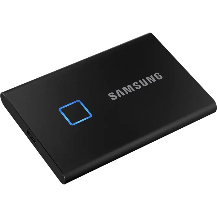SSD portabil extern Samsung T7 Touch 1 TB Negru