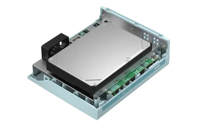 Сетевое хранилище Qnap TS-130 Голубой