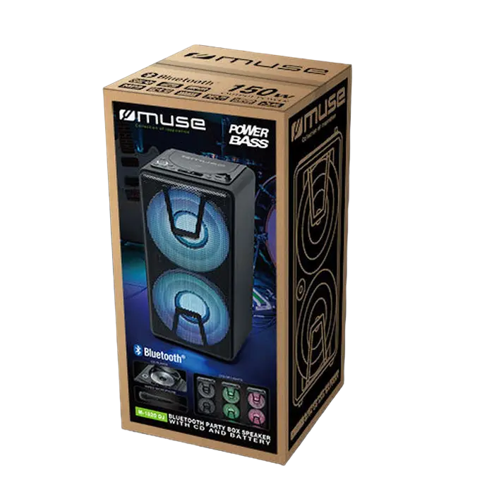 Портативная колонка MUSE M-1820 DJ Чёрный