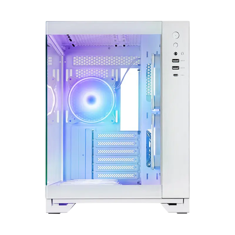 Компьютерный корпус Chieftec Visio, Midi-Tower, Без блока питания, Белый