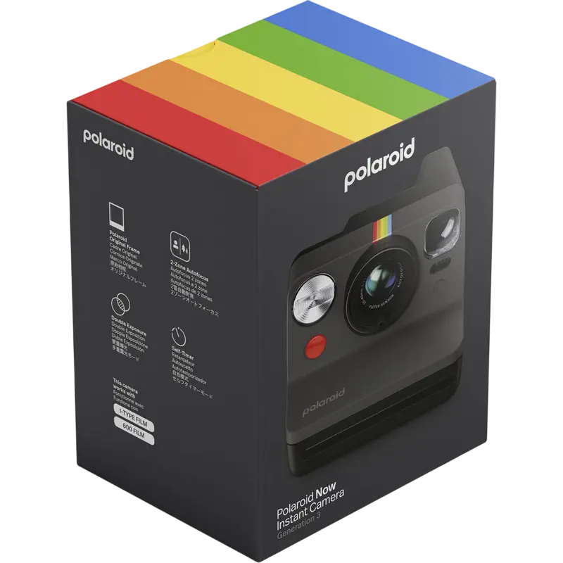 Фотоаппарат моментальной печати Polaroid Now Gen 3 + Color Film Bundle