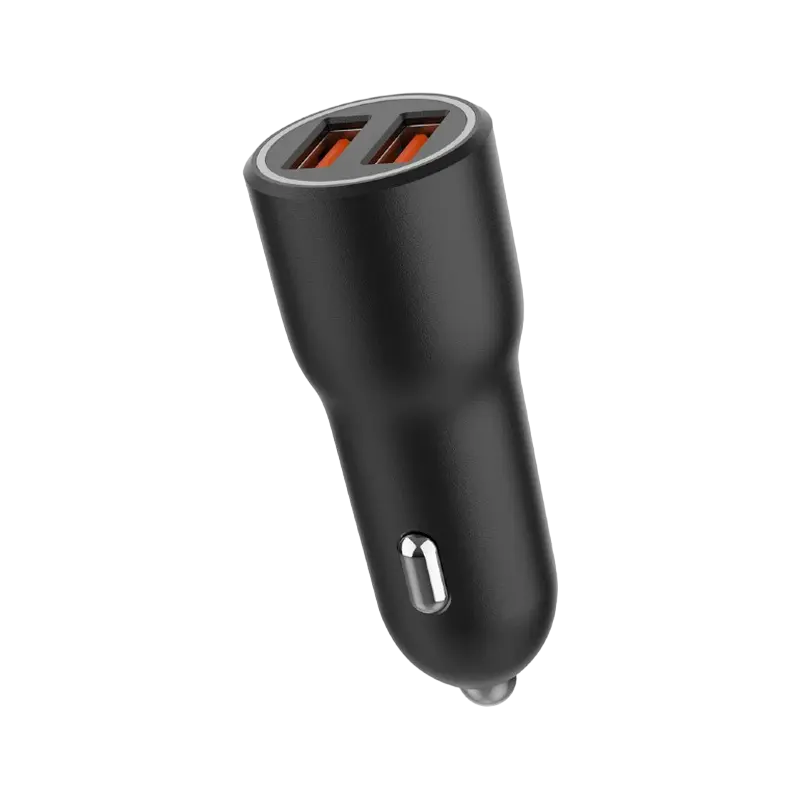 Incărcător auto Gembird TA-UC-A2QC36-CAR-01 Negru