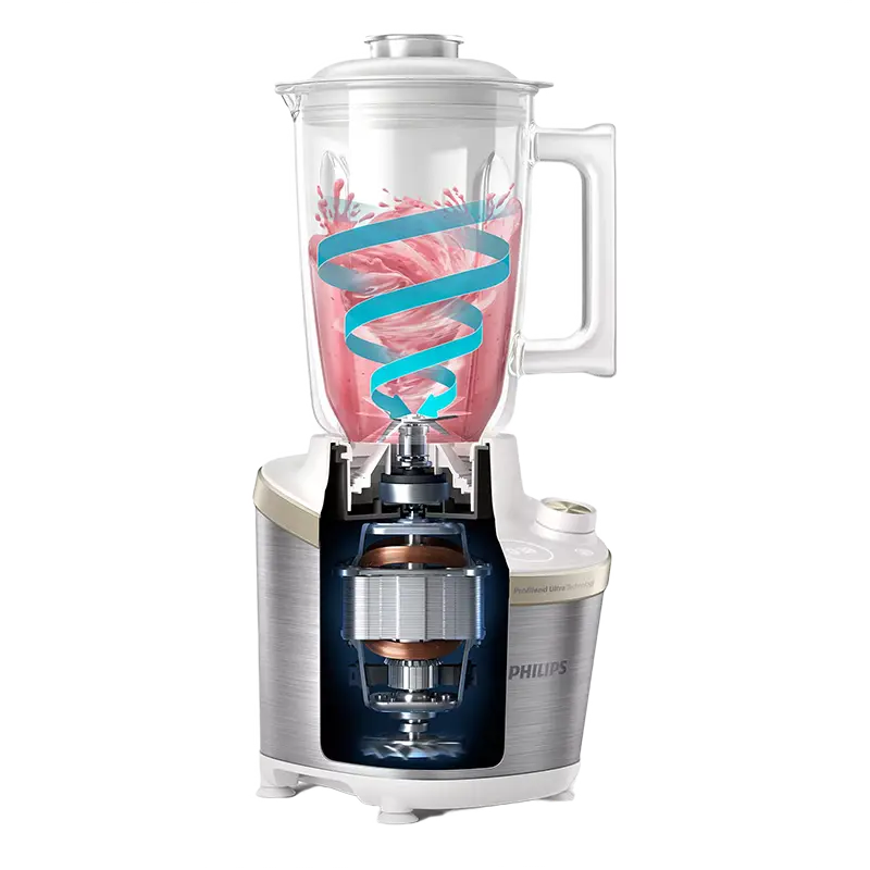 Blender staționar Philips 7000 Series HR3760/01 Argintiu | Alb