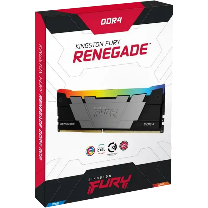 Оперативная память Kingston FURY Renegade RGB FURY Renegade RGB 8 ГБ Чёрный