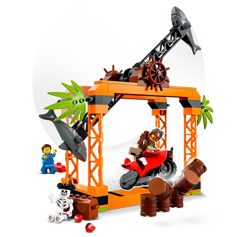 Constructor LEGO The Shark Attack Stunt Challenge Multicolor