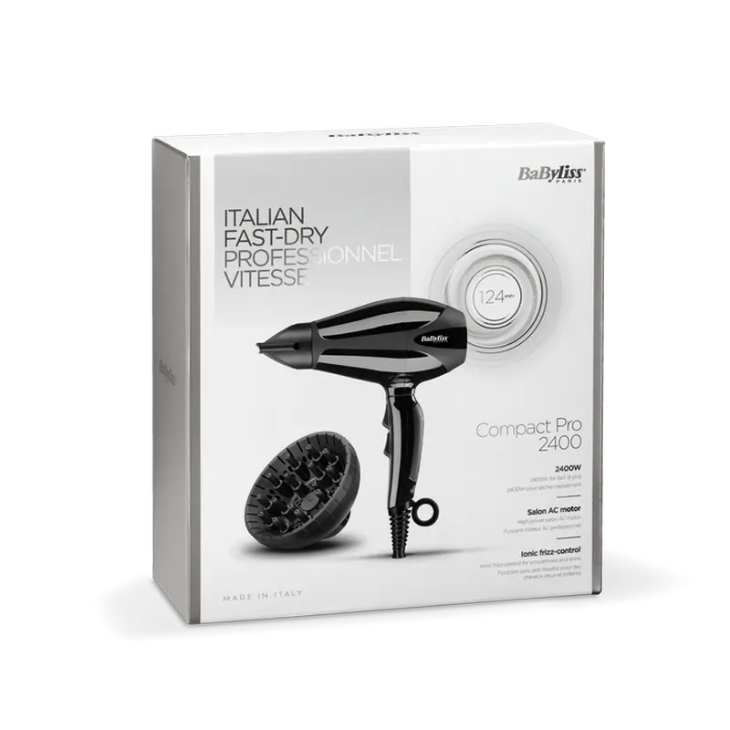 Фен BaByliss Compact Pro Чёрный