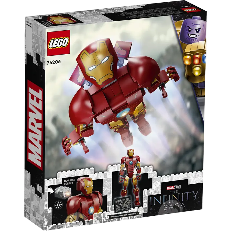Constructor LEGO Iron Man Figure Roșu