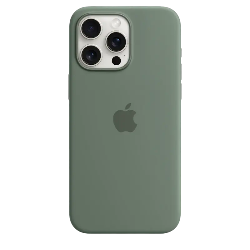Чехол Apple iPhone 15 Pro Max Silicone Case MagSafe Силиконовый Чехол Кипарис