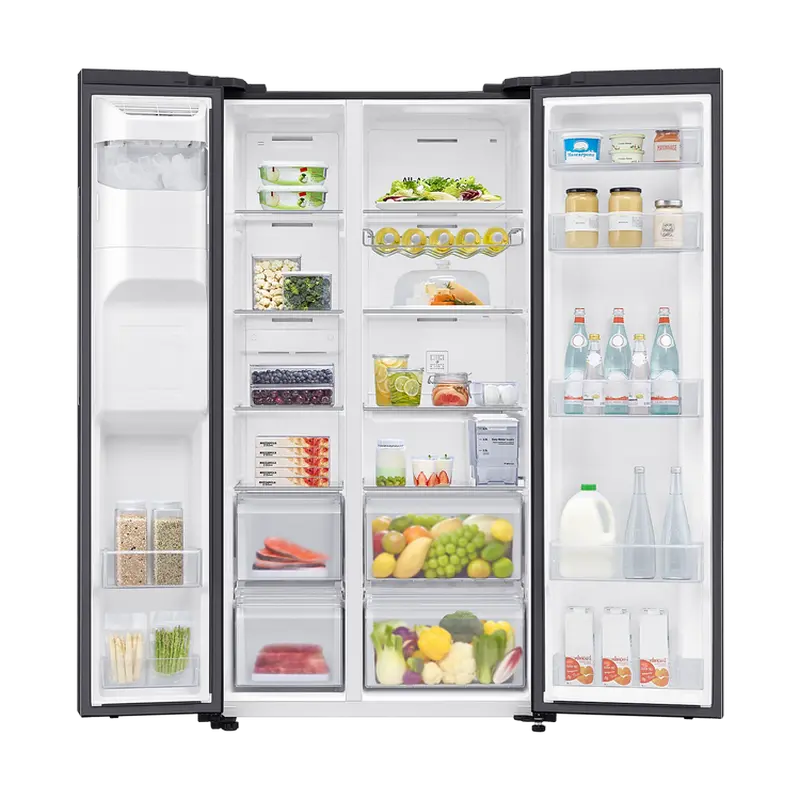 Холодильник Samsung RS64DG53R3B1UA Чёрный