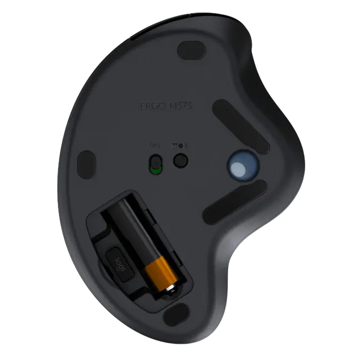 Беcпроводная мышь Logitech M575 Беспроводное Графитовый