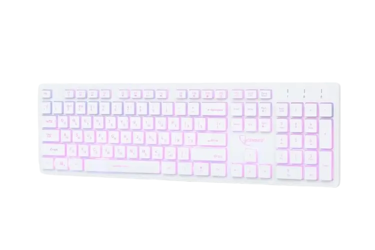 Клавиатура Gembird KB-UML3-01-W-RU Мембрана Белый