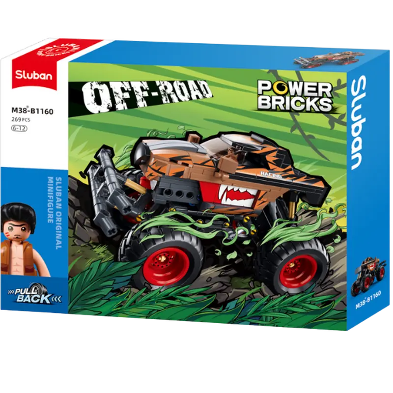 Конструктор Sluban Off-Road - Big Foot Orange-Black BKI