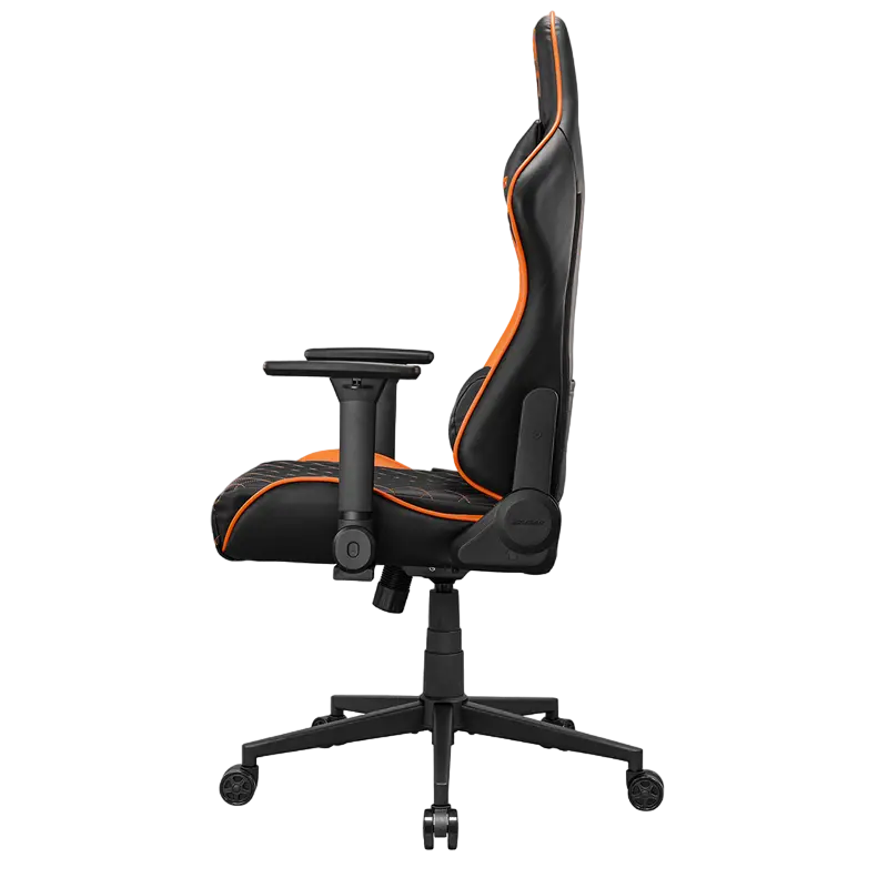 Игровое кресло Cougar Armor One V2 ПВХ Кожа Черный | Оранжевый