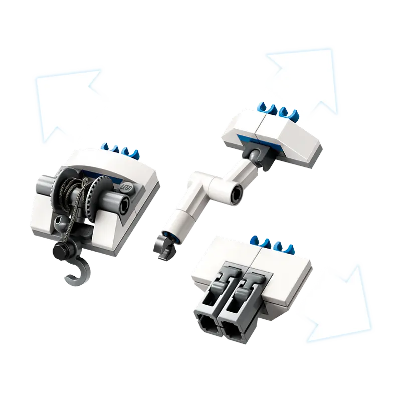 Конструктор LEGO Fire Command Truck Разноцветный