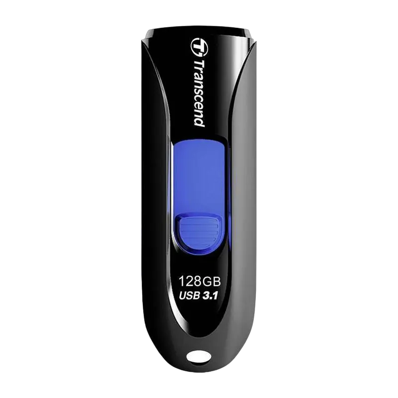 USB Flash накопитель Transcend JetFlash 790 128ГБ Черный/Синий