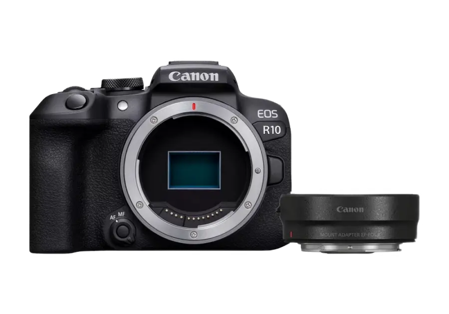 Беззеркальный фотоаппарат Canon EOS R10 Body & Adapter EF-EOS R