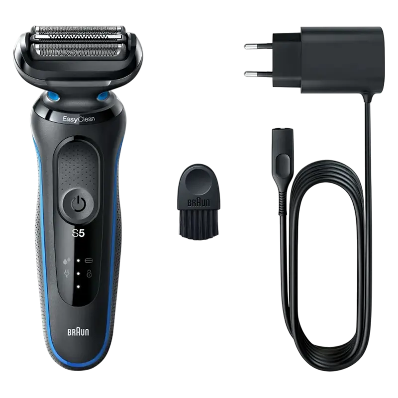 Электробритва мужская Braun Series 5 51-B1000s Черный | Синий