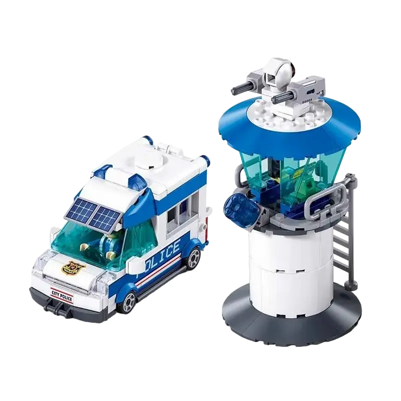 Конструктор Sluban Metropolis - Escorting a Prisoner Разноцветный