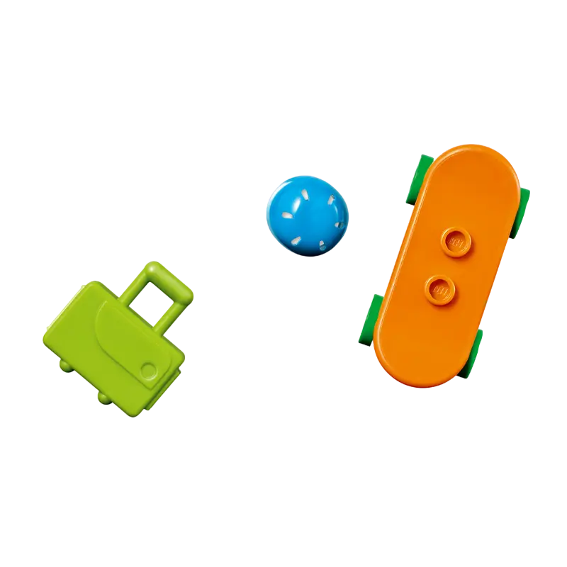 Конструктор LEGO Forest Camper Van and Sailboat Разноцветный