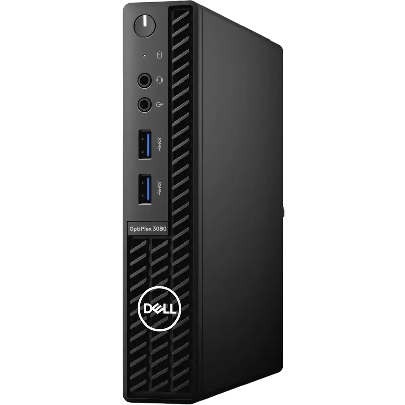Настольный ПК DELL Optiplex 3080 MFF Intel Core i5-10500T 8 ГБ Черный