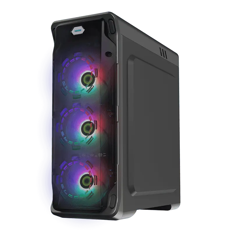 Компьютерный корпус Gamemax STARLIGHT FRGB Midi-Tower Черный