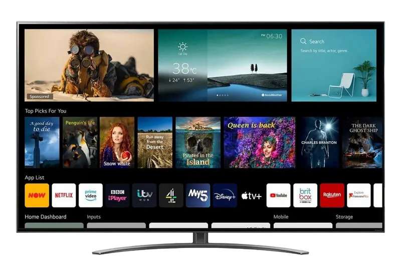 65" LED SMART Телевизор LG 65NANO866PA Черный