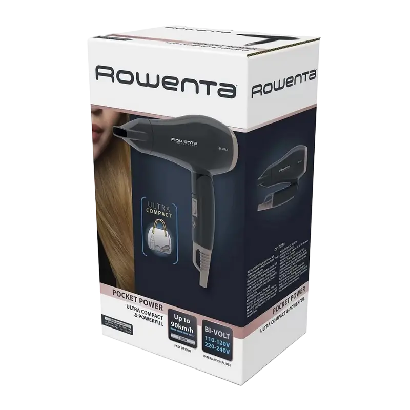 Фен Rowenta Pocket Power Чёрный