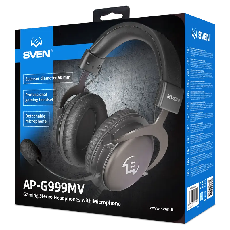 Наушники SVEN AP-G999MV Чёрный