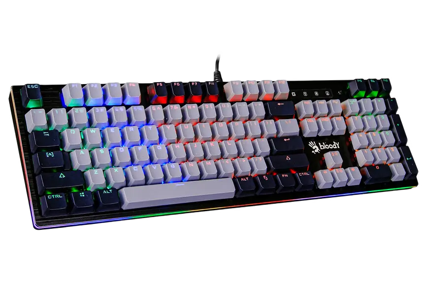 Клавиатура Bloody B828N Механический Серый