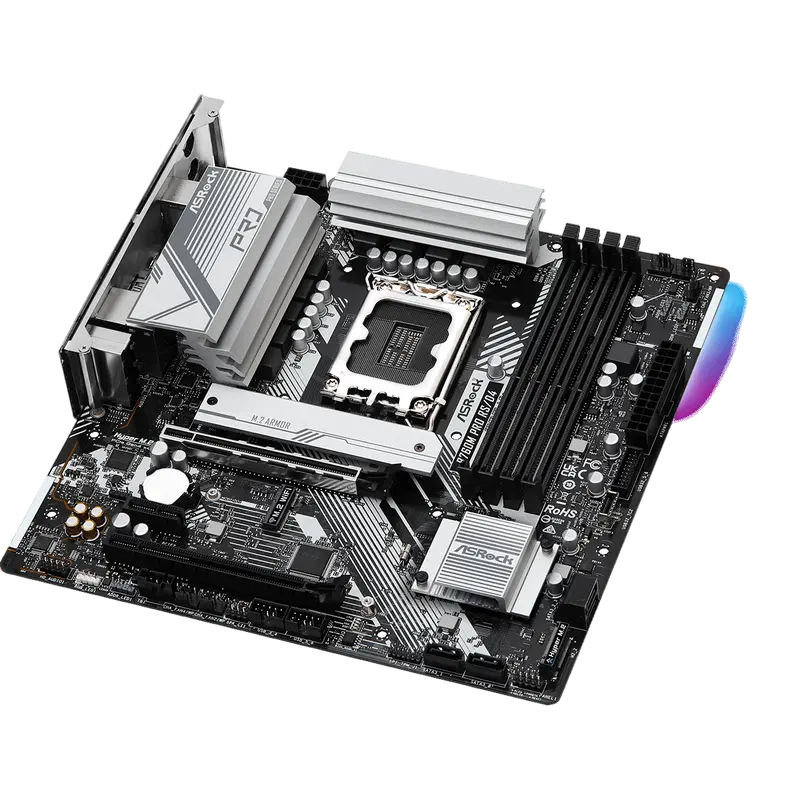 Материнская плата ASRock B760M Pro RS/D4 LGA1700 Micro-ATX