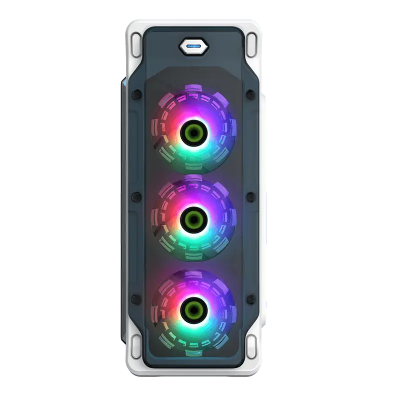 Компьютерный корпус Gamemax STARLIGHT FRGB Midi-Tower Белый