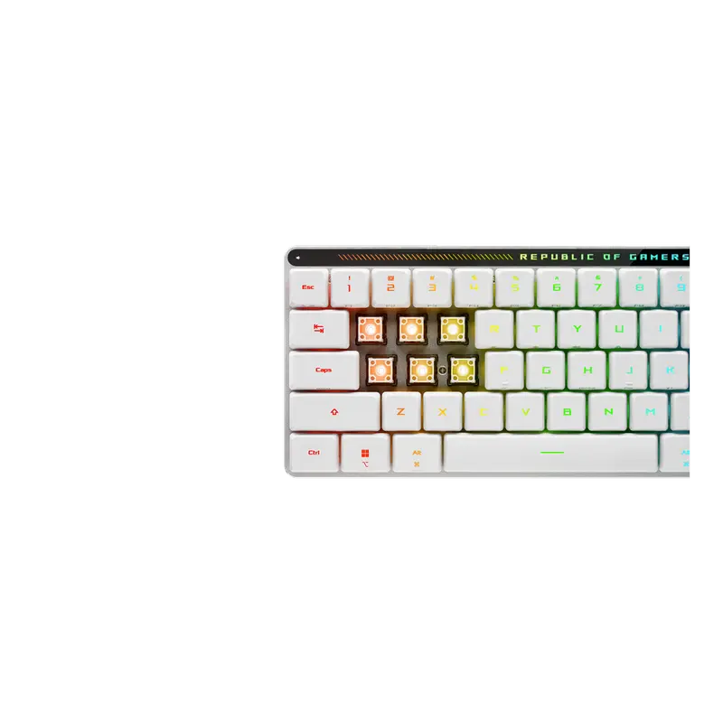 Tastatură ASUS ROG Falchion Mecanic Alb